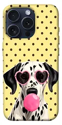 TPU чохол Demsky Pinky dolmatin для Apple iPhone 15 Pro (6.1")