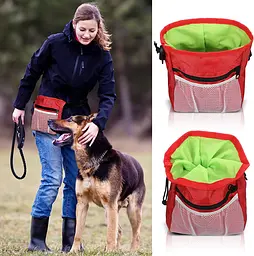 Сумка для вигулу і тренувань собак Dog Treat Bag orange - мініатюра 4