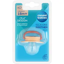 Пустушка Canpol babies Toys силіконова анатомічна 18+ міс. рожева (23/258_pin2) - мініатюра 3