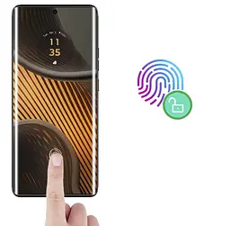 Захисне скло DK для Motorola Edge 50 Fusion UV Curved 015456 clear 2 шт. - мініатюра 5