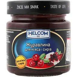 Соус журавлинний Helcom Zurawina do mies i serow до м'яса та сиру 210 г