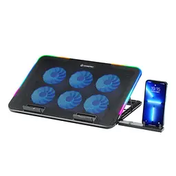Охолоджувальна підставка для ноутбука GamePro Black (CP670) - мініатюра 3