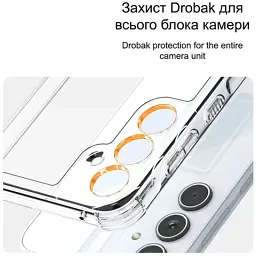 Чохол до мобільного телефона Drobak Acrylic Case with Airbag Samsung Galaxy S23 FE Camera cover (949429) - мініатюра 6