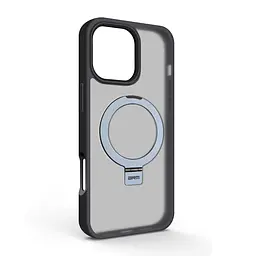 Чехол для Apple iPhone 16 Pro Max, Unit Stand, черный, MagSafe, противоударный защитный чехол-панель с подставкой, поддержкой магнитных держателей и беспроводной зарядки, защита всего корпуса, силикон + поликарбонат, ArmorStandart (ARM78736)