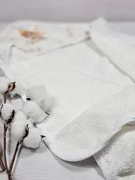 Дитячий рушничок-куточок 80х80 a.l.babybox Феї Білий - мініатюра 3