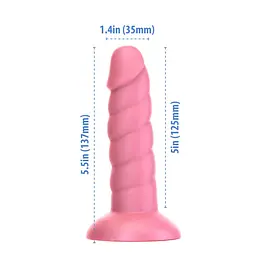 Фалоімітатор Addiction Fantasy Unicorn Dildo 5.5”, 13.7 см + віброкуля в подарунок - мініатюра 3
