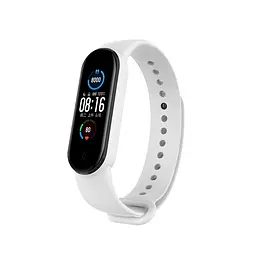 Ремінець для фітнес-браслета Lemfo для Xiaomi Mi Band 5 і 6 білий - мініатюра 5