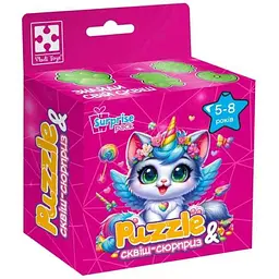 Пазли VLADI TOYS із сюрпризом "Котик-єдиноріжка" VT8030-07