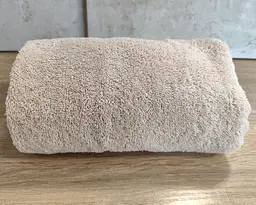 Рушник турецький махровий однотонний Zeron 50х90 Beige щільність 500 г/м2