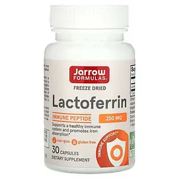 Натуральна добавка Lactoferrin 250 mg, 30 капсул Jarrow Formulas vit0004293