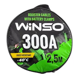 Пускові дроти прикурюуання Winso 300А / -40 +80°C / 2,5м / у сумці (138310)