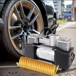 Двухпоршневий компресор 628-4X4, 12В 150 PSI - мініатюра 3