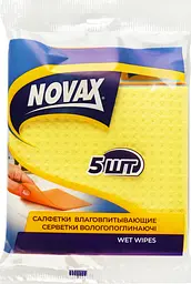 Серветки вологопоглинаючі Novax, 5 шт. - мініатюра 4