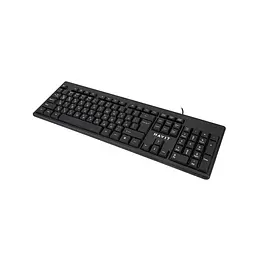 Дротова клавіатура HAVIT HV-KB2001 USB Black HAVIT (27921-000) - мініатюра 3