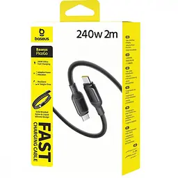 Кабель Baseus PicoGo Type-C to Type-C 240W (2m) black (E0423301) - мініатюра 2