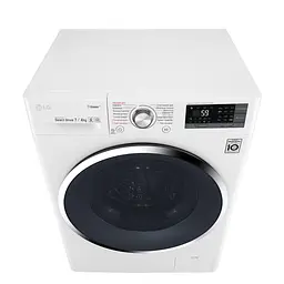 Прально-сушильна машина LG F2J7HG2W, 7кг (4кг), 1200, В, Пар, глибина 45см, Дисплей, Інвертор, Білий (F2J7HG2W) - мініатюра 9