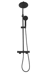Душовя система Rea Bliss з термостатом black REA-P8804, Чорний матовий - мініатюра 7