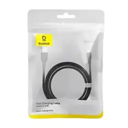 Кабель Baseus Pudding Series Fast Charging Cable USB to Lightning 2.4A 1.2m P10355700111-00 Black - мініатюра 2