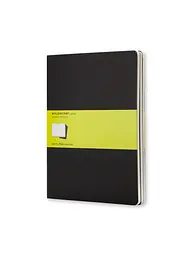 Записник Moleskine Cahier великий, Нелінований Чорний (QP323)