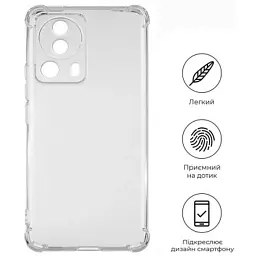 Чохол до мобільного телефона BeCover Anti-Shock Xiaomi 13 Lite Clear (709327) - мініатюра 5