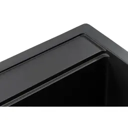Мийка кухонна GRANADO ARTES black shine з сифоном (gr3601) - мініатюра 3
