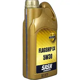 Автомобільна моторна олива SASH FLAGSHIP C4 5W-30 1л 107421 - мініатюра 2