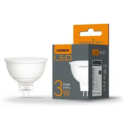 Лампочка Videx MR16e 3W GU5.3 4100K 220V (VL-MR16e-03534) - мініатюра 2