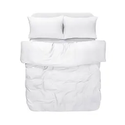 Постільна білизна з льону Lotus Home - Karlin white білий євро