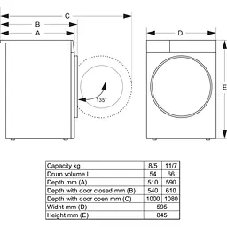 Пральна машина Gorenje WDG2PS954A1D2 - мініатюра 9