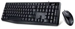 Комплект (клавіатура + миша) Genius KM-170 USB Black Ukr (31330006409) - мініатюра 2