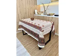 Скатертина ПЛАТКИ-ОПТ 110*150 бавовняна "Карпатський орнамент" - мініатюра 2
