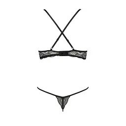 Комплект білизни Passion QUENTRIS BIKINI black L/XL - мініатюра 6