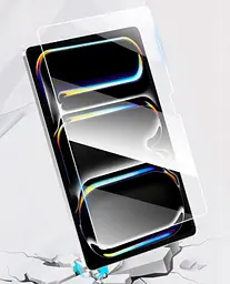 Захисне скло DK для Apple iPad Air 11" M2 2024 A2900/A2902/A2903 Full Glue 3 шт (017810) - мініатюра 7