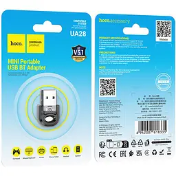 Bluetooth-адаптер Hoco UA28 v5.0 (618335) [136800] - мініатюра 5