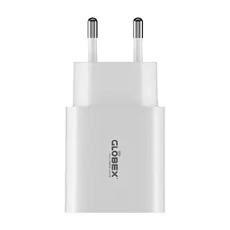 Зарядний пристрій Globex 2xUSB 12W FastPower white (12WAC)