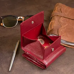 Жіночий шкіряний гаманець ST Leather 10х9х1,3 см acs0015755 - мініатюра 9
