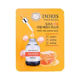 Маска тканинна для обличчя Doris Honey Real Essence Mask з екстрактом меду