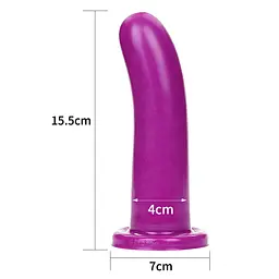 Фалоімітатор LoveToy Holy Dong 6" 17 см фіолетовий - мініатюра 7