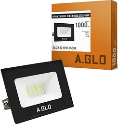 Прожектор світлодіодний A.GLO GL-22-10 10W 6400 K  - мініатюра 2
