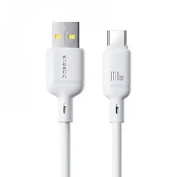 Кабель Baseus Silky Series Fast Charging Type-C 100W (1m) white (P10377703213-00)