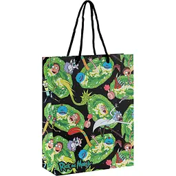 Набір паперових подарункових пакетів Kite Rick and Morty 18х24 см 5 шт. (RM24-265)