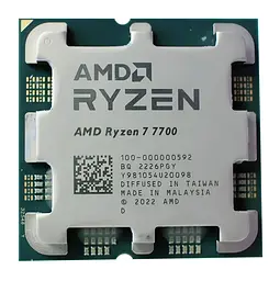 Процесор AMD Ryzen 7 7700 (100-100000592) (Socket AM5, 16T, 5.2 ГГц, Tray)