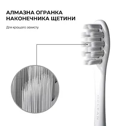 Насадка Oclean P1S12 догляд за яснами ультрам'яка біла 6 шт - мініатюра 6