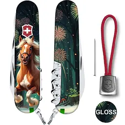 Складаний ніж Victorinox CLIMBER ZODIAC Кінь-переможець 1.3703.3.Z5300pk - мініатюра 3
