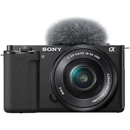 Бездзеркальний фотоапарат Sony ZV-E10 Kit 16-50mm f3.5-5.6 OSS Black (ILCZVE10LB.CEC) UA [92199]