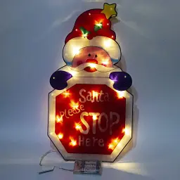 Новорічна LED декорація Devilon Дід Мороз 45 см (650514) - мініатюра 2
