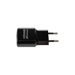 Зарядний пристрій Grand-X CH-550BM QC3.0 22.5W + cable USB to Micro 5P 1.0m black (CH-550BM)