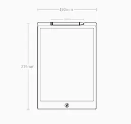 Графічний планшет Xiaomi Wicue Board 12" LCD Multi color (WNB412) Red - мініатюра 2