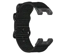 Нейлоновий ремінець Primo Traveller для годинника Xiaomi Amazfit T-Rex (A1918)/T-Rex Pro (A2013) Black - мініатюра 5
