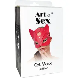 Маска кішечки Art of Sex - Cat Mask, Червоний - мініатюра 5